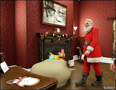 blackadder Santa là Cumming